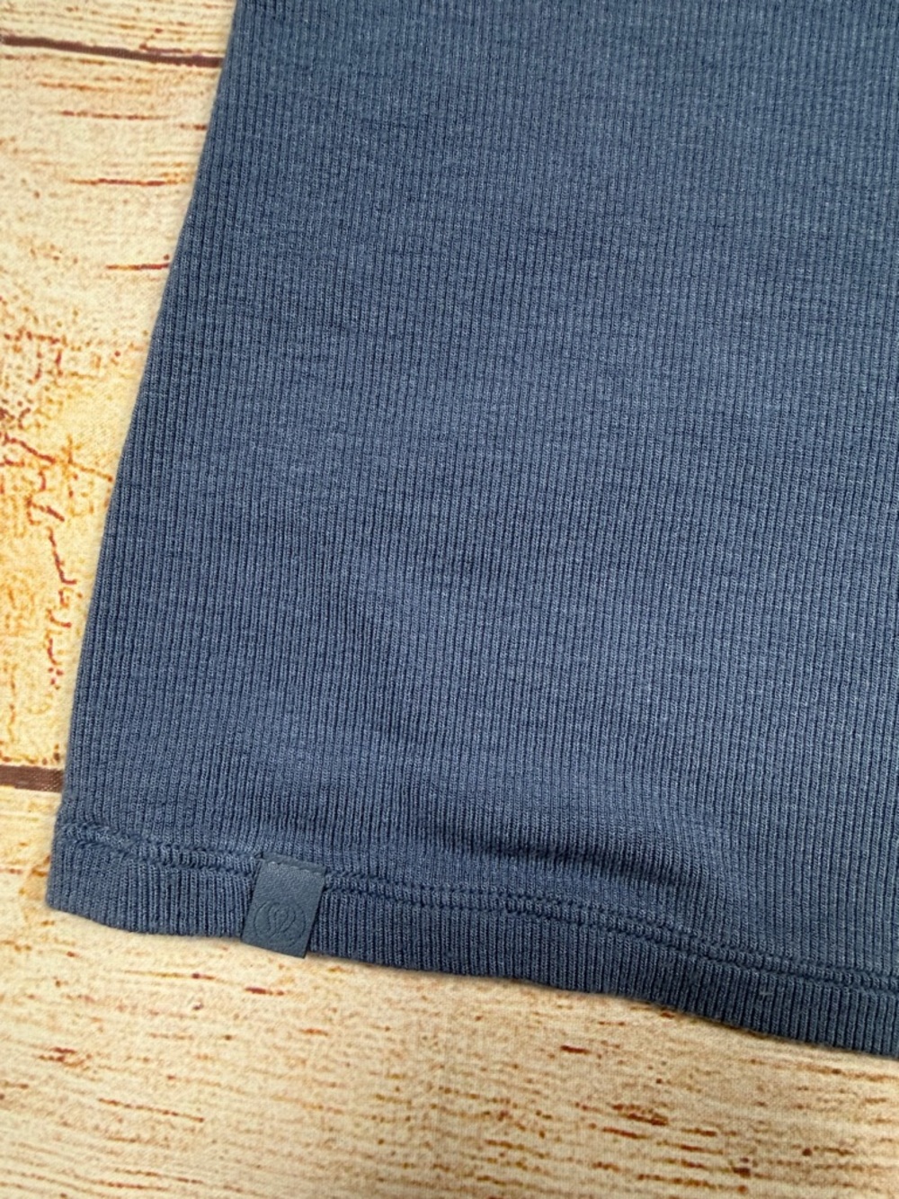 Lululemon Blue Ribbed‎ Racerback Tank - Picture 5 of 6